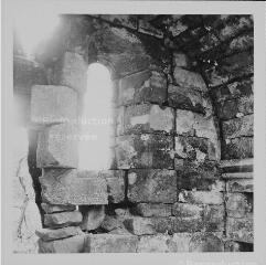Saint-Baslemont - prieuré de Bonneval. – Vue des ruines.