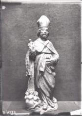 Saint-Michel-sur-Meurthe - église Saint-Michel. – Vue d'une statue de saint Nicolas - XVIIe siècle.