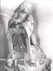 Vrécourt - église Saint-Martin. – Vue d'une statue de Charles-François Labbé - XVIIIe siècle.