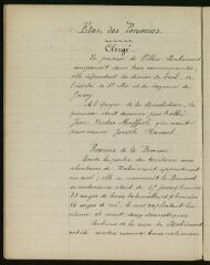 Notice sur la communauté de Villers à la veille de la Révolution.