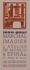 1 vue Jean-Paul Marchal, imagier : l'atelier du Moulin [presse].