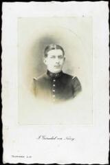 1 vue  - Cornimont.– Portrait en buste du sous-lieutenant Weiss Émile, du 47ème régiment d\'infanterie. (ouvre la visionneuse)