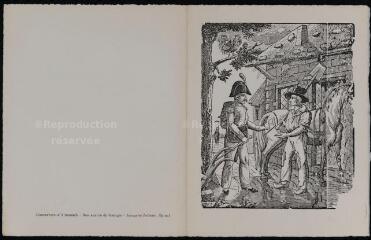 1 vue  - Couverture d\'Almanach du peuple (reproduction d\'une gravure sur bois de Georgin) (ouvre la visionneuse)