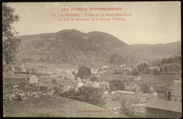 1 vue  - La Bresse. Vallée de la Haute-Moselotte. Le col de Bramont et le Grand Ventron. (ouvre la visionneuse)