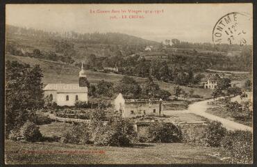 1 vue  - La guerre dans les Vosges 1914-1915. - Le Chipal. (ouvre la visionneuse)